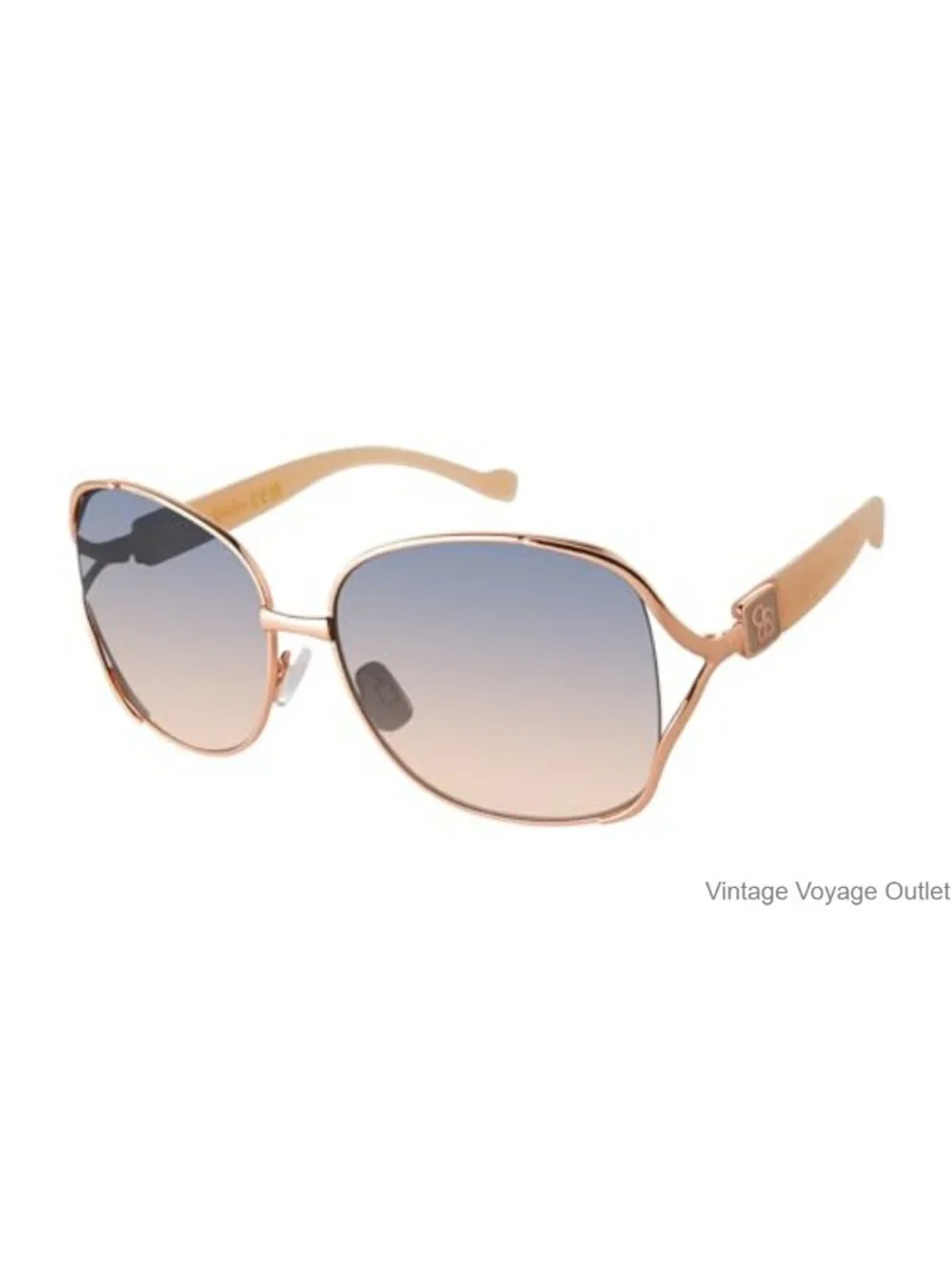 Oversized Square Sunglasses UV400 Metal Frame Vented Design
